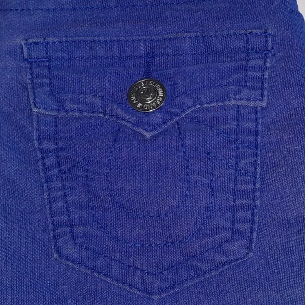 True Religion girl's slim fit/straight leg corduroy pants size 8